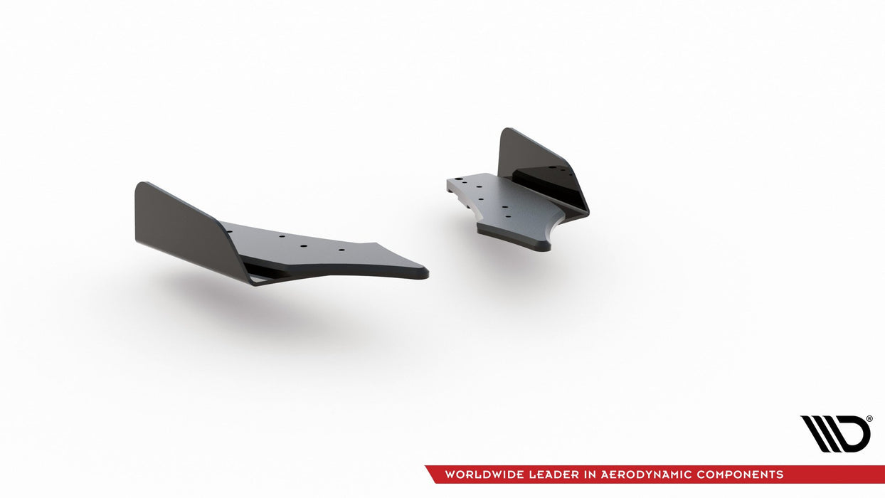Maxton Design Street Pro Rear Side Splitters + Flaps Ford Focus ST Mk4