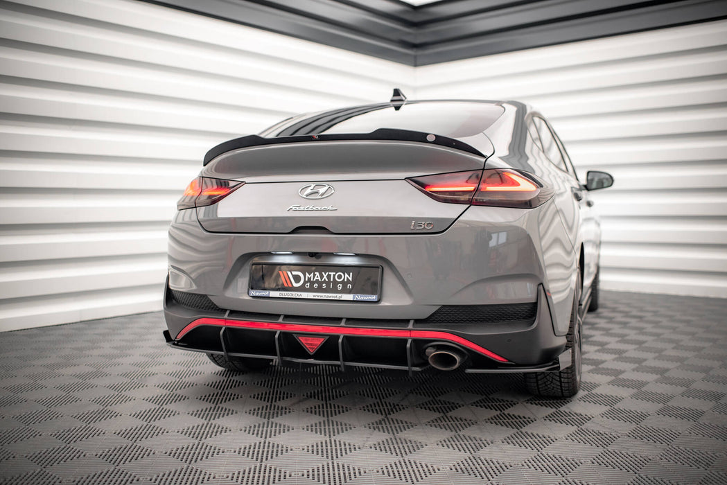Maxton Design Street Pro Rear Side Splitters + Flaps Hyundai I30 Fastback N-Line Mk3 Facelift