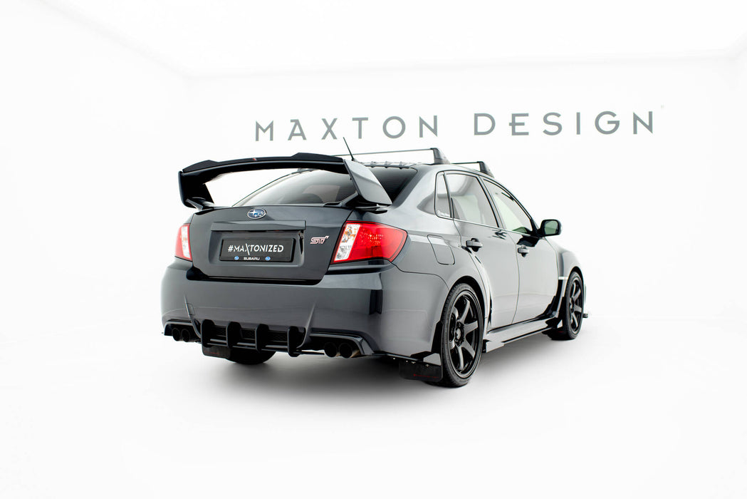 Maxton Design Street Pro Rear Side Splitters + Flaps Subaru Impreza WRX STI Mk3 Facelift