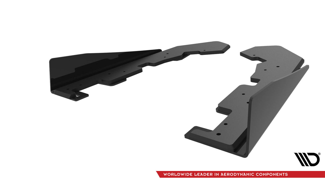 Maxton Design Street Pro Rear Side Splitters + Flaps Subaru WRX STI Mk1