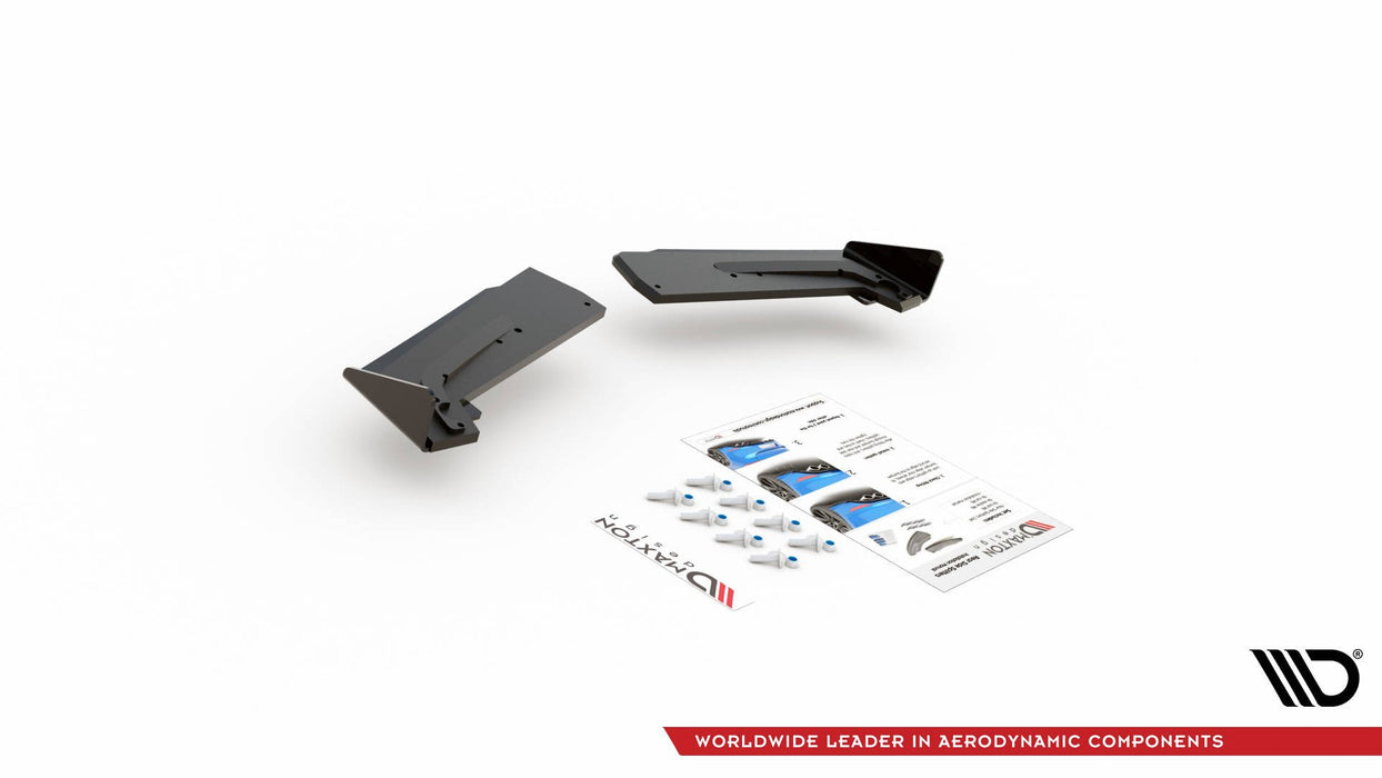 Maxton Design Street Pro Rear Side Splitters + Flaps Toyota GR Yaris Mk4