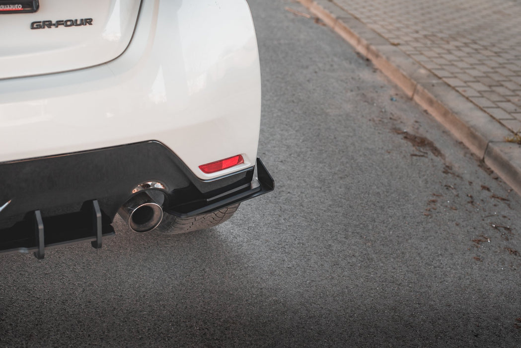 Maxton Design Street Pro Rear Side Splitters + Flaps Toyota GR Yaris Mk4
