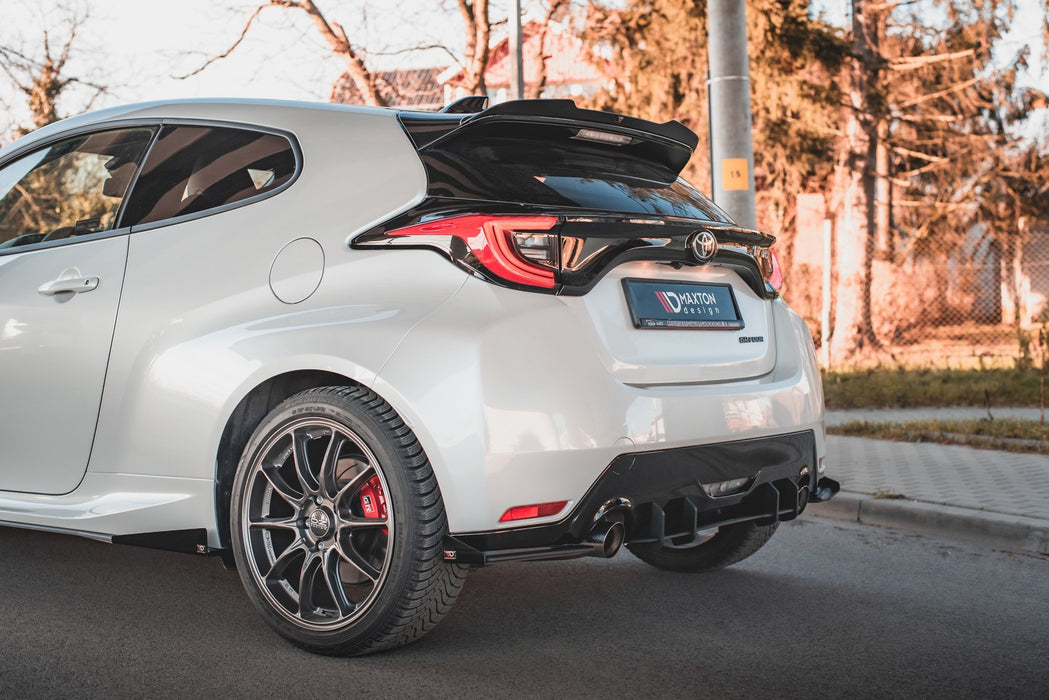 Maxton Design Street Pro Rear Side Splitters + Flaps Toyota GR Yaris Mk4