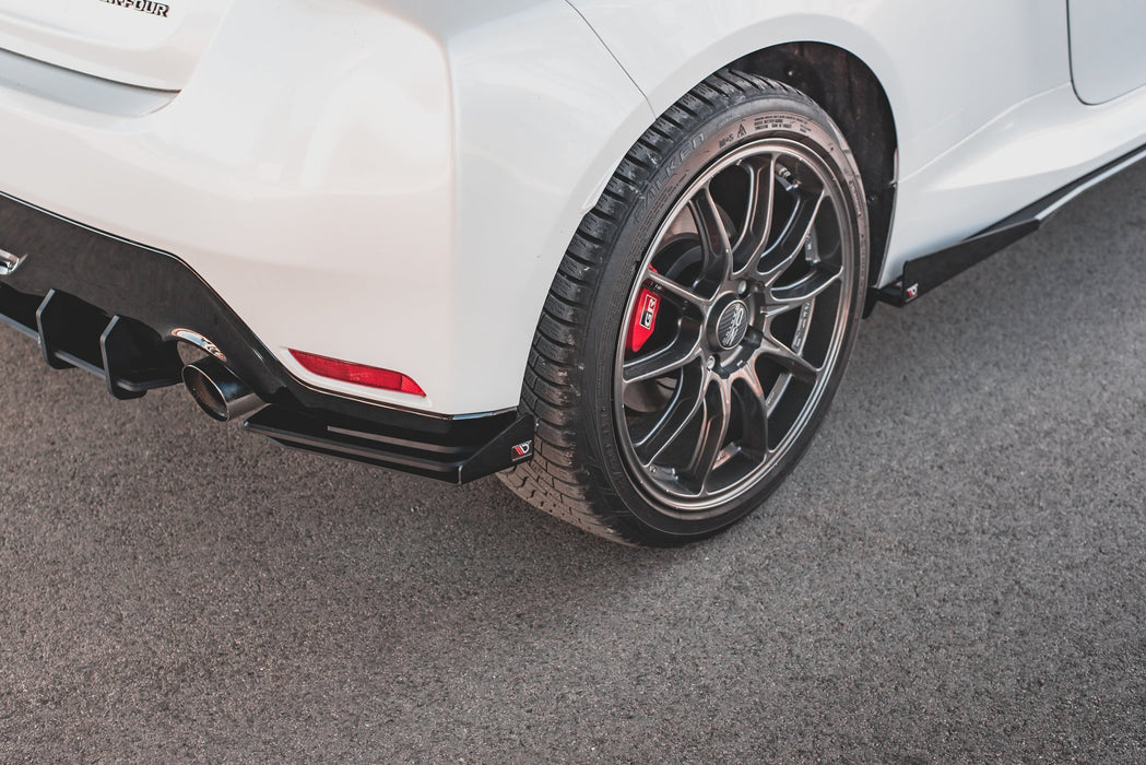 Maxton Design Street Pro Rear Side Splitters + Flaps Toyota GR Yaris Mk4