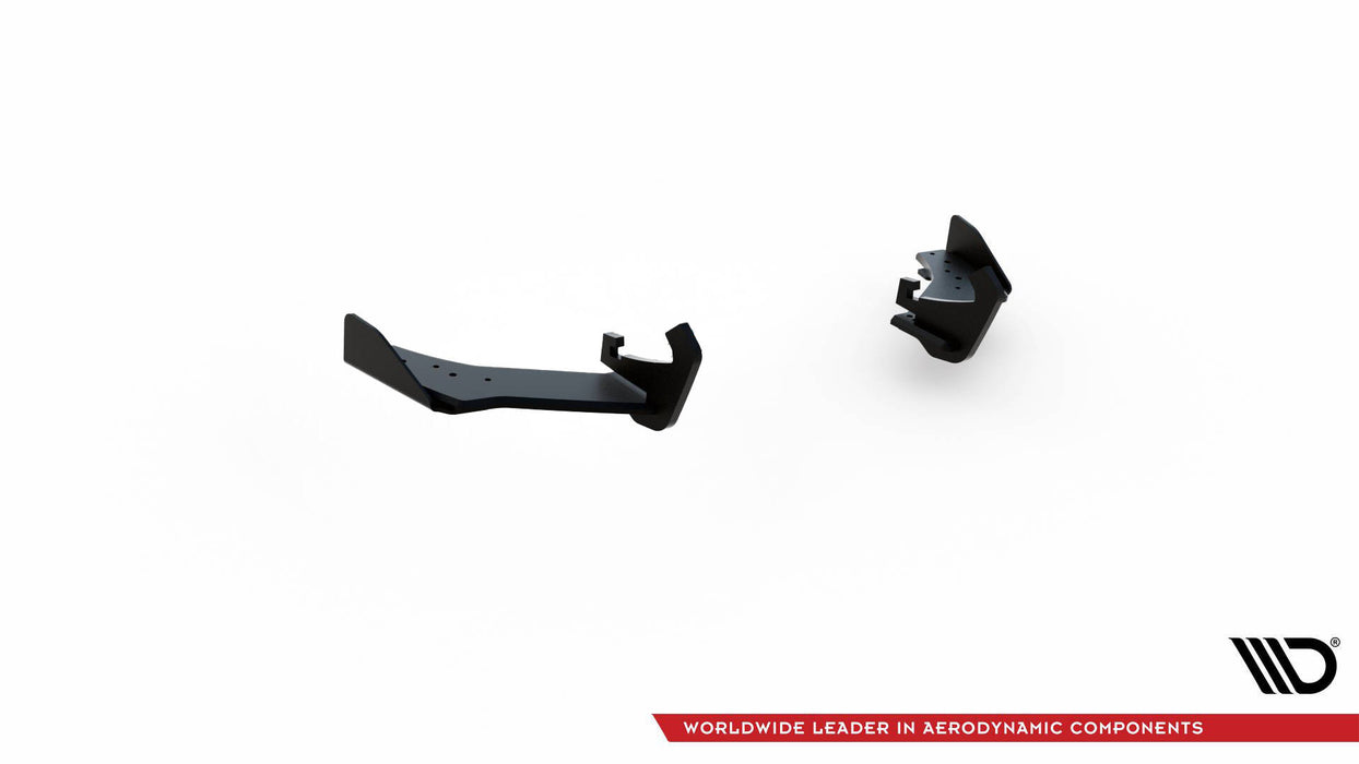 Maxton Design Street Pro Rear Side Splitters + Flaps VW Golf 7 R Facelift