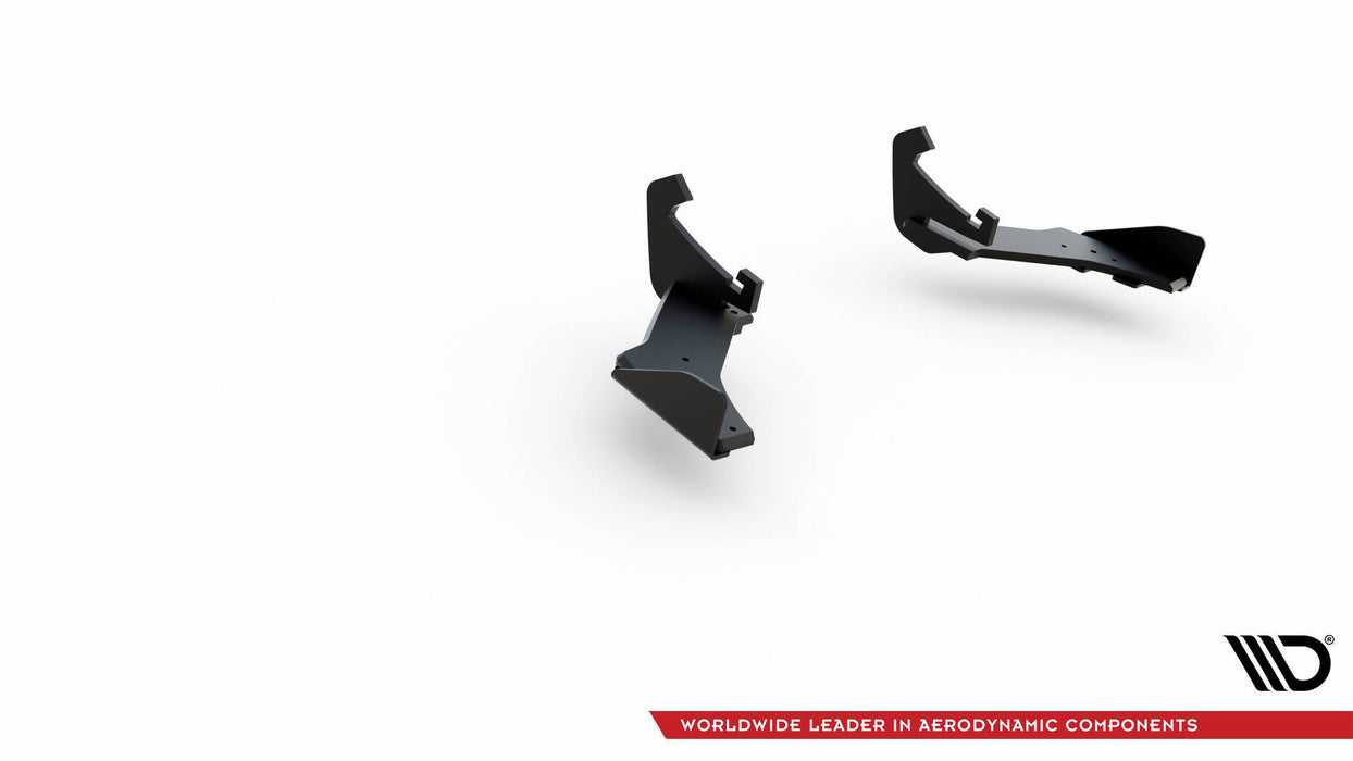 Maxton Design Street Pro Rear Side Splitters + Flaps VW Golf 7 R Facelift