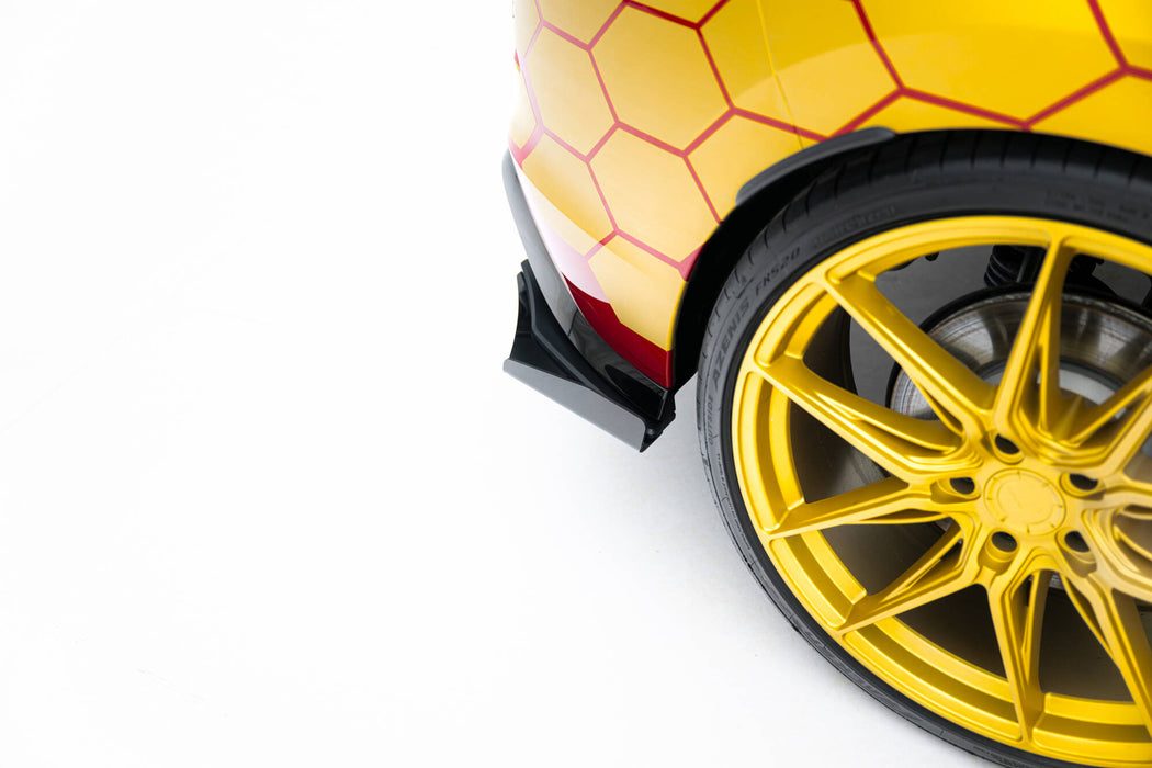 Maxton Design Street Pro Rear Side Splitters + Flaps Volkswagen Golf GTI Clubsport Mk8 Facelift