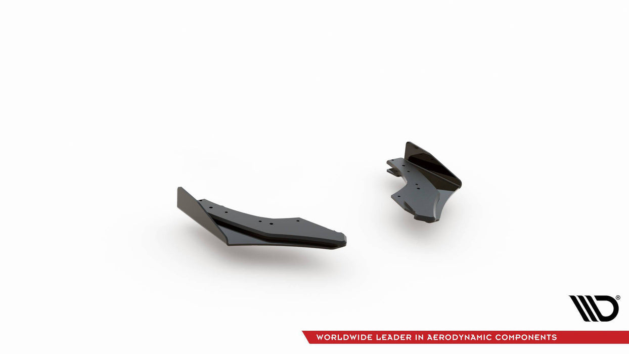 Maxton Design Street Pro Rear Side Splitters + Flaps Volkswagen Golf GTI Clubsport Mk8 Facelift