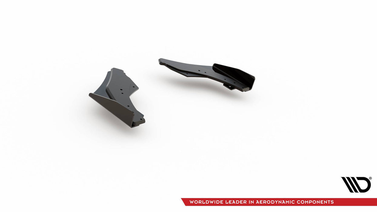 Maxton Design Street Pro Rear Side Splitters + Flaps Volkswagen Golf GTI Clubsport Mk8 Facelift
