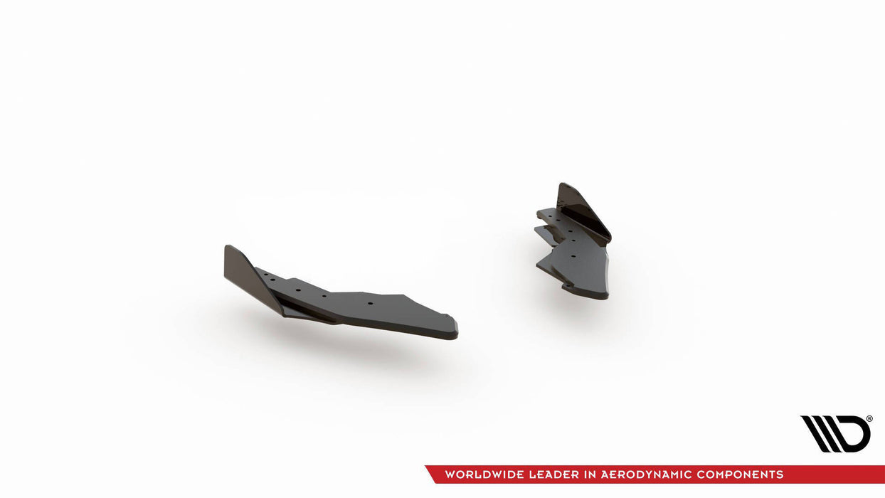 Maxton Design Street Pro Rear Side Splitters + Flaps Volkswagen Golf GTI / GTE / R-Line Mk8