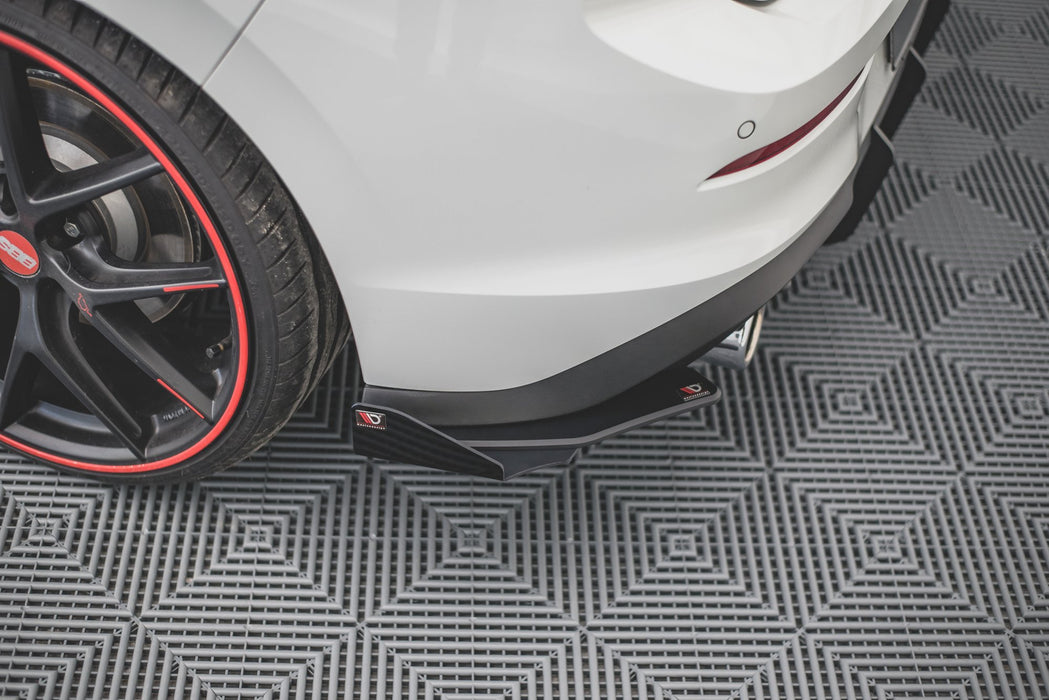 Maxton Design Street Pro Rear Side Splitters + Flaps Volkswagen Golf GTI / GTE / R-Line Mk8