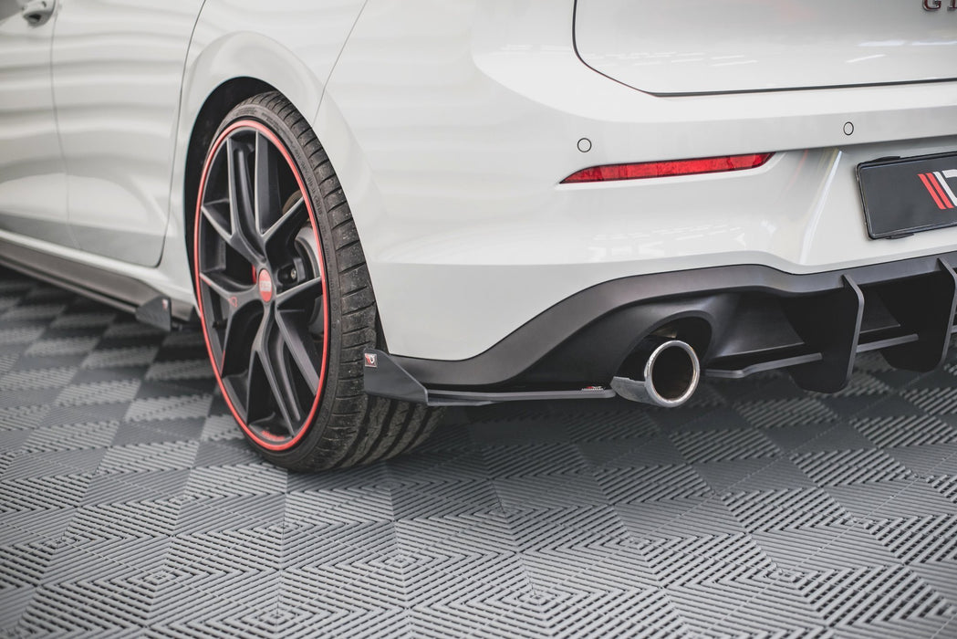 Maxton Design Street Pro Rear Side Splitters + Flaps Volkswagen Golf GTI / GTE / R-Line Mk8