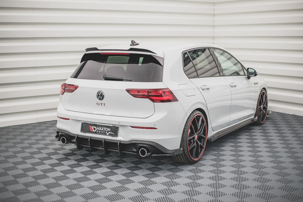 Maxton Design Street Pro Rear Side Splitters + Flaps Volkswagen Golf GTI / GTE / R-Line Mk8
