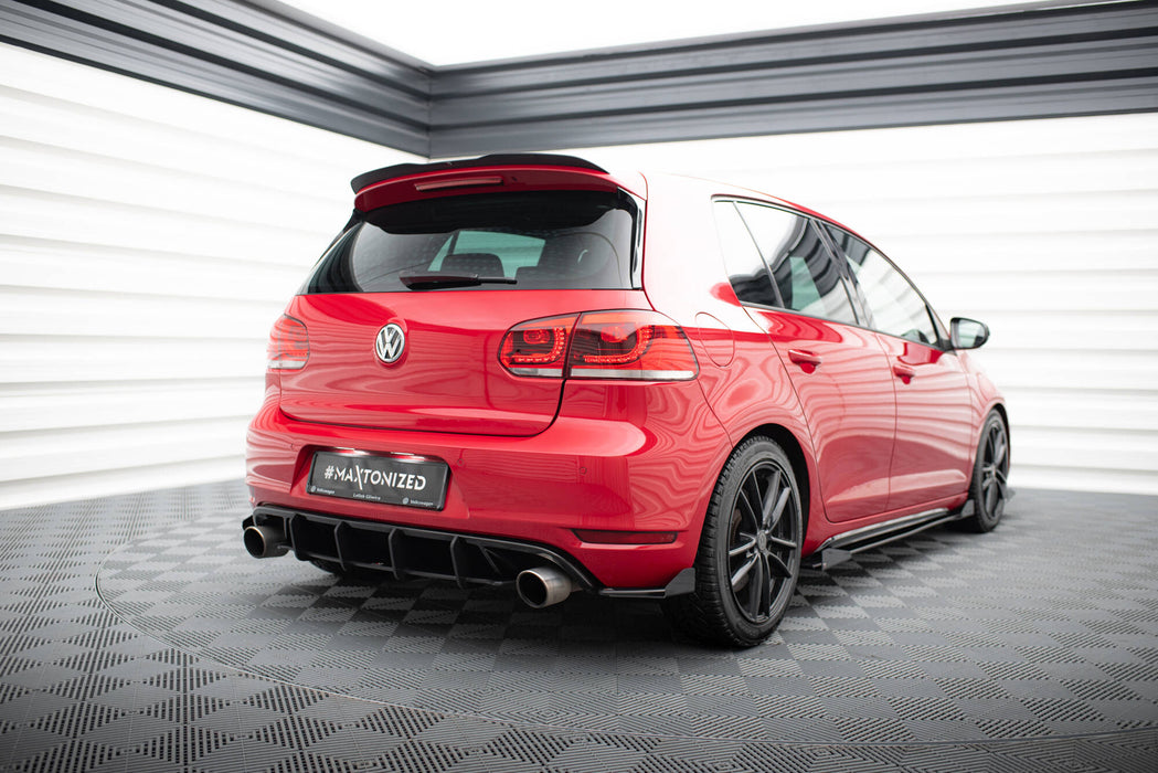 Maxton Design Street Pro Rear Side Splitters + Flaps Volkswagen Golf GTI Mk6