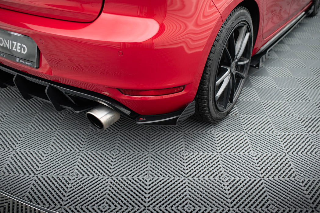 Maxton Design Street Pro Rear Side Splitters + Flaps Volkswagen Golf GTI Mk6