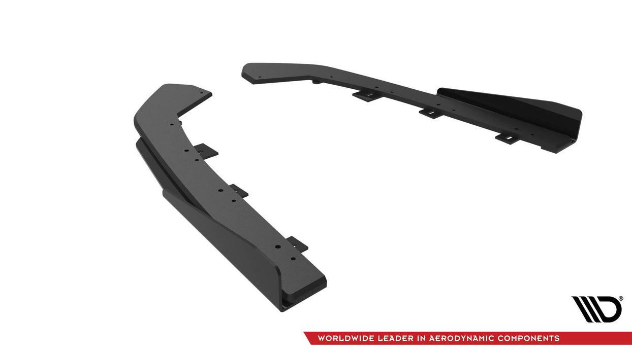 Maxton Design Street Pro Rear Side Splitters + Flaps Volkswagen Jetta GLI Mk7