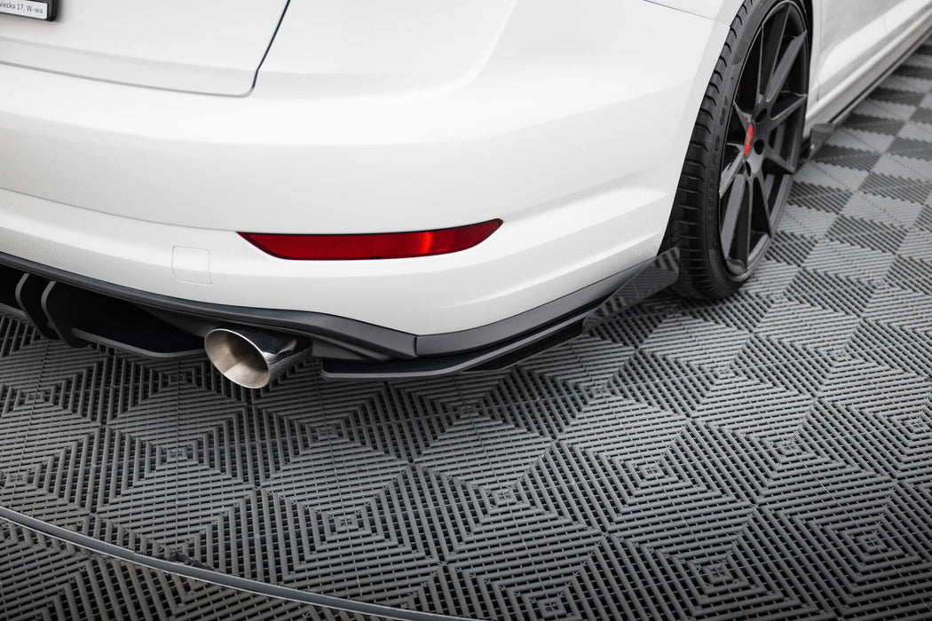 Maxton Design Street Pro Rear Side Splitters + Flaps Volkswagen Jetta GLI Mk7
