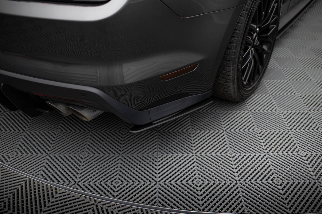 Maxton Design Street Pro Rear Side Splitters  Ford Mustang GT Mk6
