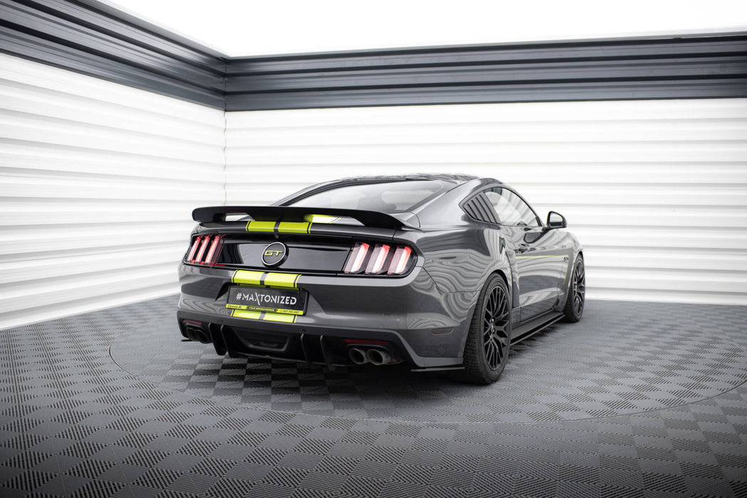 Maxton Design Street Pro Rear Side Splitters  Ford Mustang GT Mk6