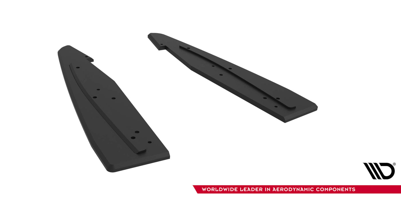 Maxton Design Street Pro Rear Side Splitters  Ford Mustang GT Mk6