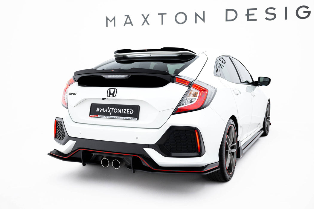 Maxton Design Street Pro Rear Side Splitters Honda Civic Sport Mk 10