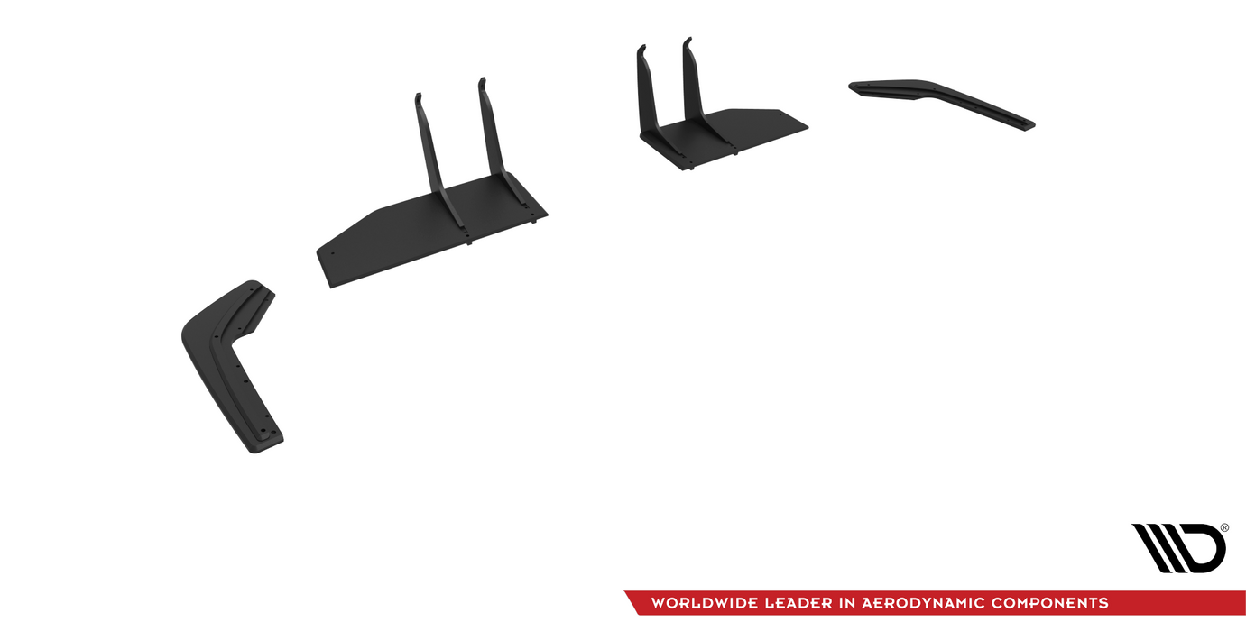 Maxton Design Street Pro Rear Side Splitters Honda Civic Type-R Mk 11