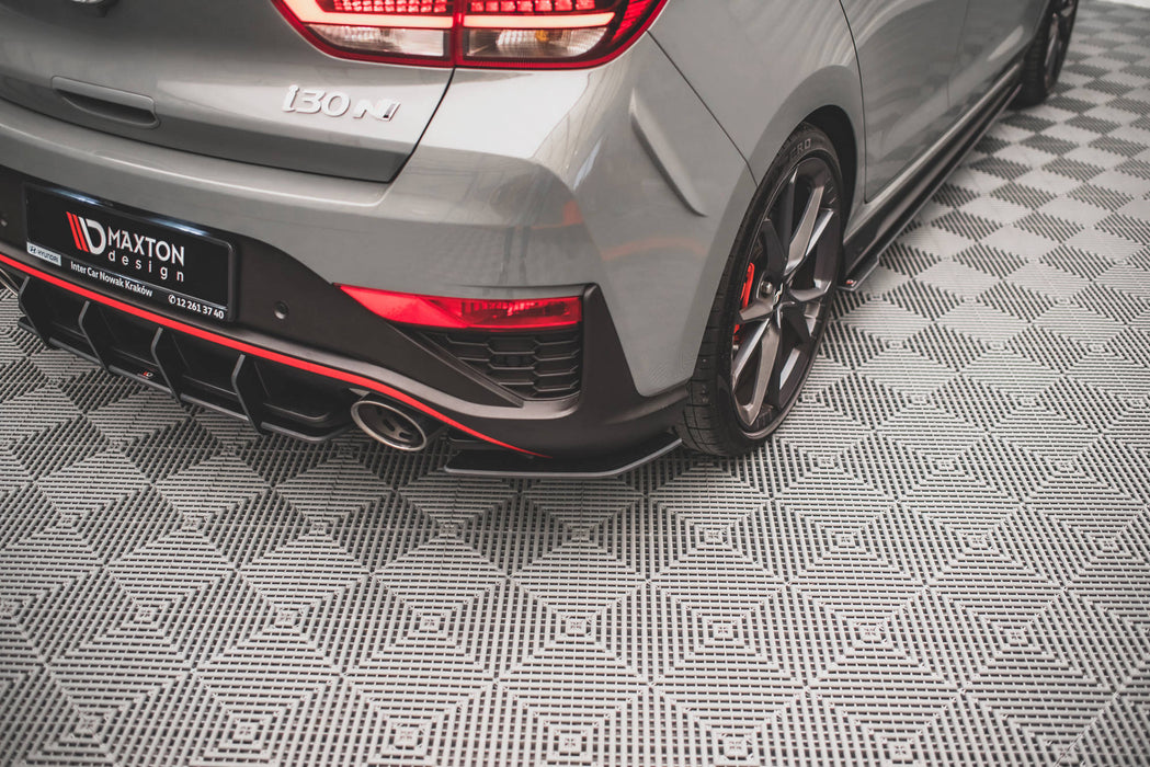 Maxton Design Street Pro Rear Side Splitters Hyundai I30 N Hatchback Mk3 Facelift