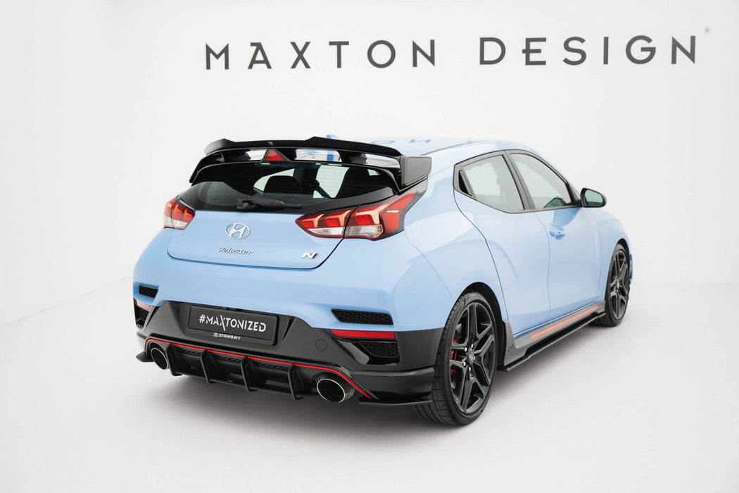 Maxton Design Street Pro Rear Side Splitters  Hyundai Veloster N Mk2
