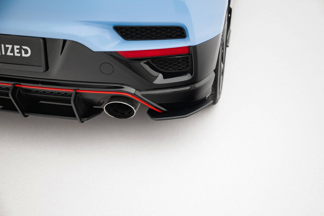 Maxton Design Street Pro Rear Side Splitters  Hyundai Veloster N Mk2