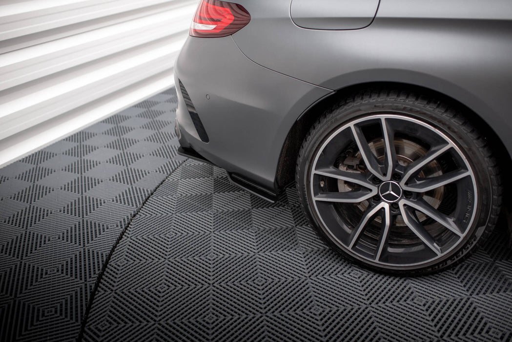 Maxton Design Street Pro Rear Side Splitters Mercedes-AMG C43 Coupe / Cabrio C205  Facelift / A205 Facelift