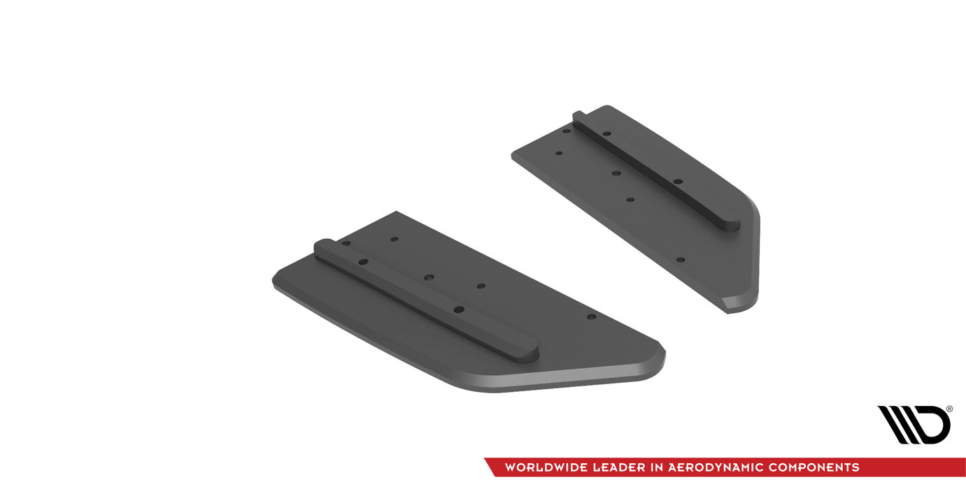 Maxton Design Street Pro Rear Side Splitters Mercedes-AMG C43 Coupe / Cabrio C205  Facelift / A205 Facelift