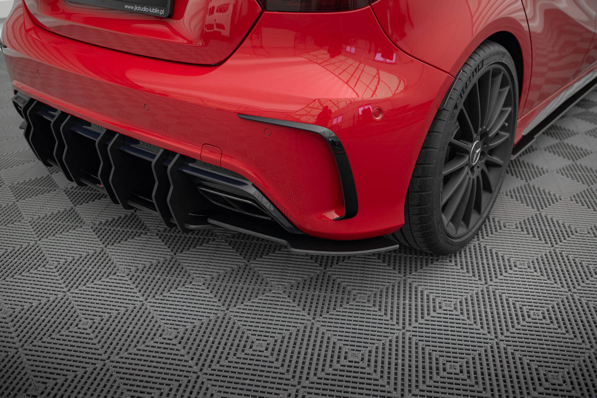 Maxton Design Street Pro Rear Side Splitters Mercedes-Benz A 45 AMG W1 ...