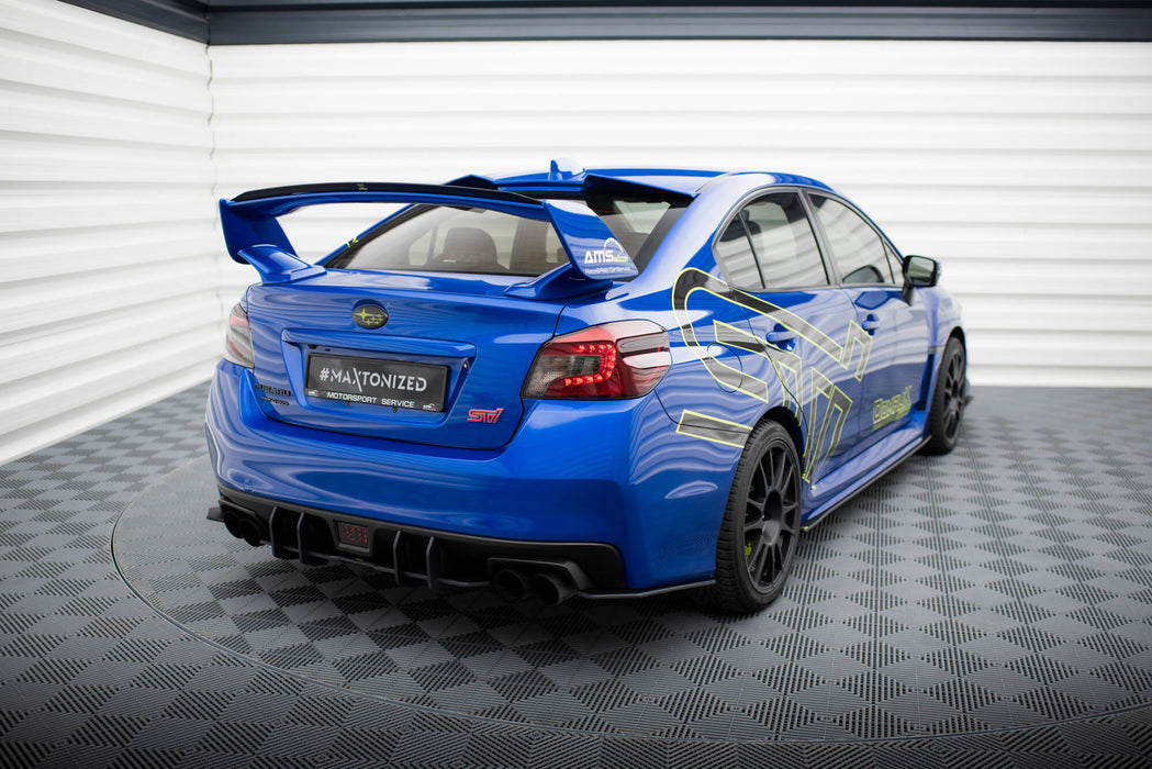 Maxton Design Street Pro Rear Side Splitters  Subaru WRX STI Mk1
