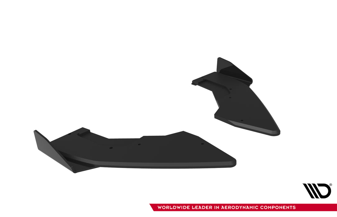 Maxton Design Street Pro Rear Side Splitters V.1 + Flaps BMW M135i F70