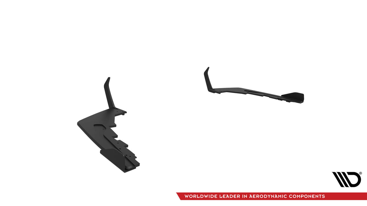 Maxton Design Street Pro Rear Side Splitters V.1 + Flaps BMW M2 G87