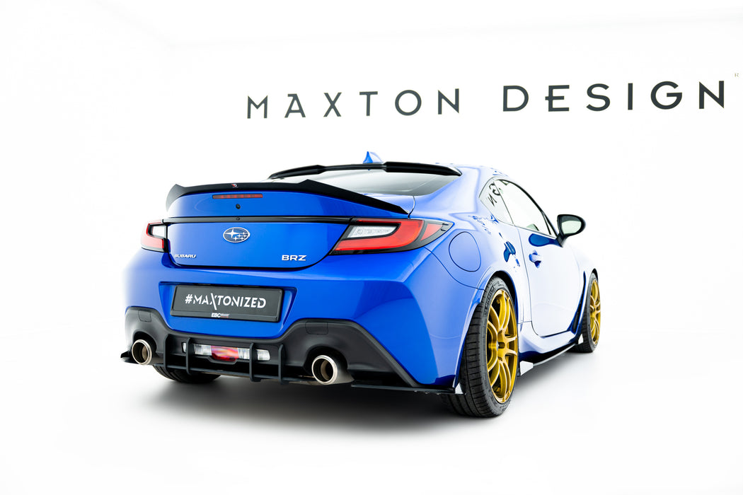 Maxton Design Street Pro Rear Side Splitters V.1 + Flaps Subaru BRZ Mk2