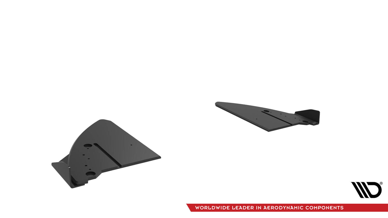Maxton Design Street Pro Rear Side Splitters V.1 + Flaps Toyota GR86 Mk1