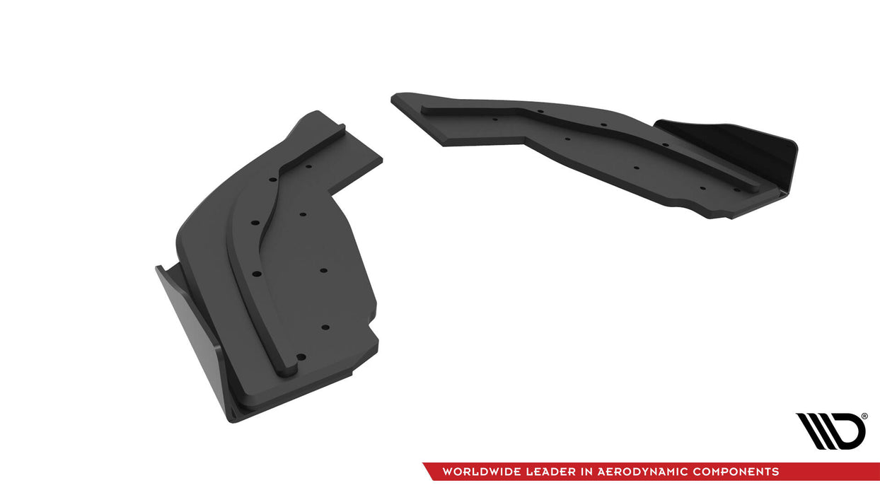 Maxton Design Street Pro Rear Side Splitters V.1 + Flaps V.1 BMW 1 F40 M-Pack / M135i