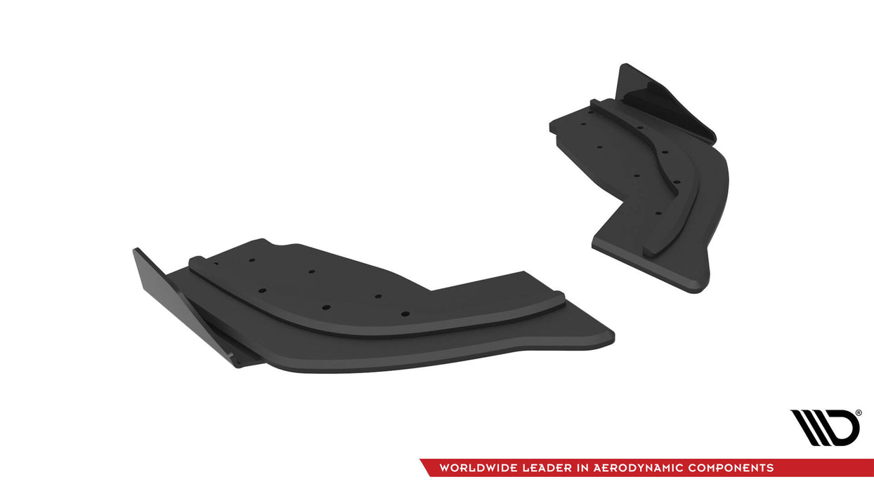 Maxton Design Street Pro Rear Side Splitters V.1 + Flaps V.1 BMW 1 F40 M-Pack / M135i