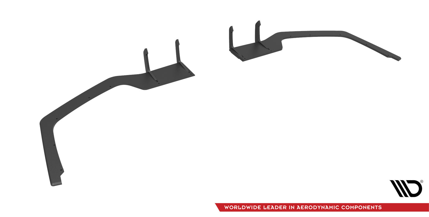 Maxton Design Street Pro Rear Side Splitters V.1 Honda Civic Sport Mk 10 Facelift