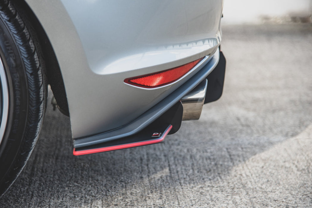 Maxton Design Street Pro Rear Side Splitters V.1 VW Golf 7 GTI