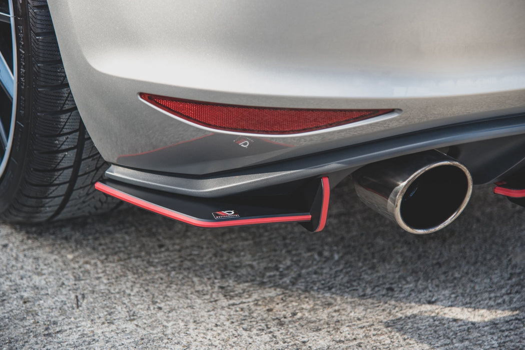 Maxton Design Street Pro Rear Side Splitters V.1 VW Golf 7 GTI
