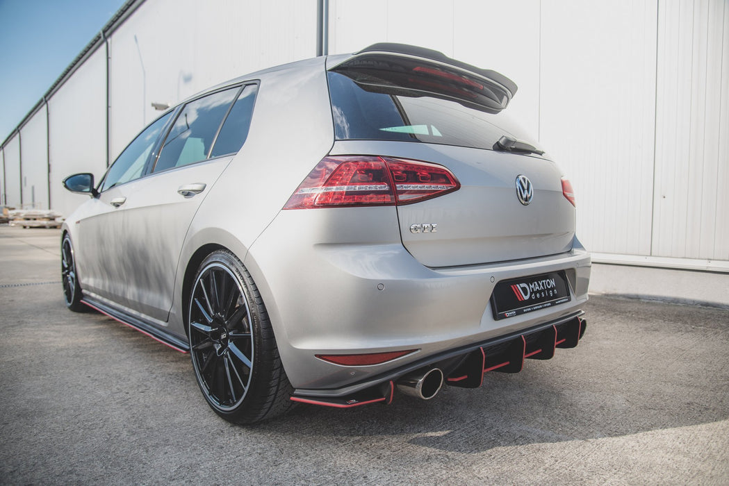 Maxton Design Street Pro Rear Side Splitters V.1 VW Golf 7 GTI