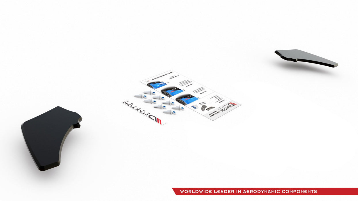 Maxton Design Street Pro Rear Side Splitters V.2 VW Golf 7 GTI