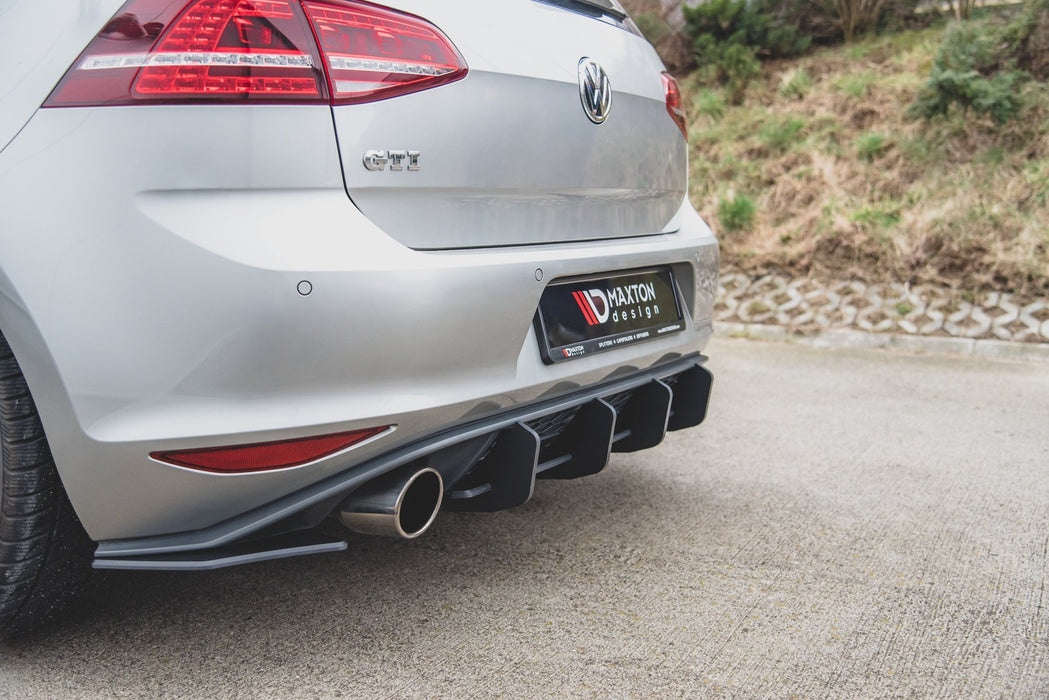 Maxton Design Street Pro Rear Side Splitters V.2 VW Golf 7 GTI