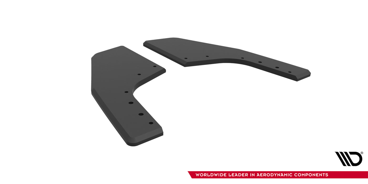 Maxton Design Street Pro Rear Side Splitters V.2 Volkswagen Golf R Mk8 / Mk8 Facelift