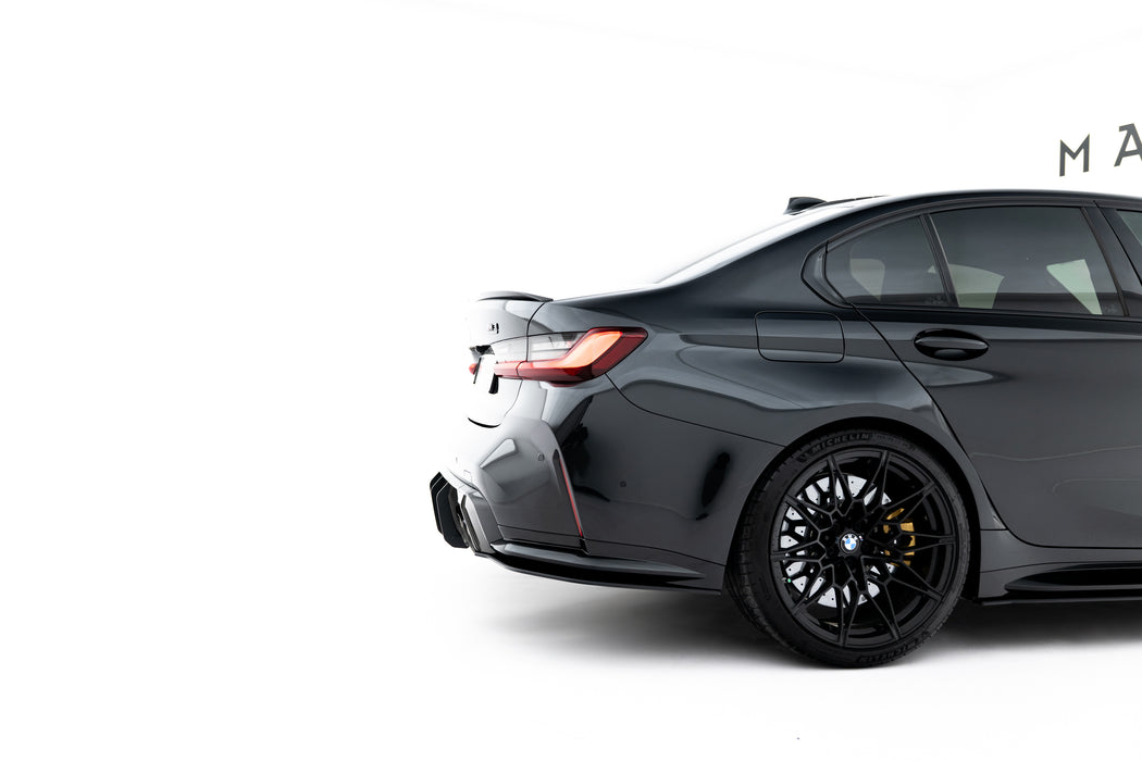 Maxton Design Street Pro Rear Side Splitters V.3 BMW M3 Sedan / Touring G80 / G81