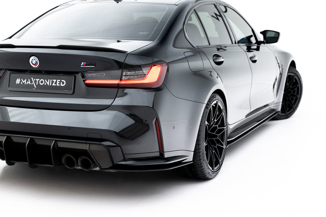 Maxton Design Street Pro Rear Side Splitters V.3 BMW M3 Sedan / Touring G80 / G81