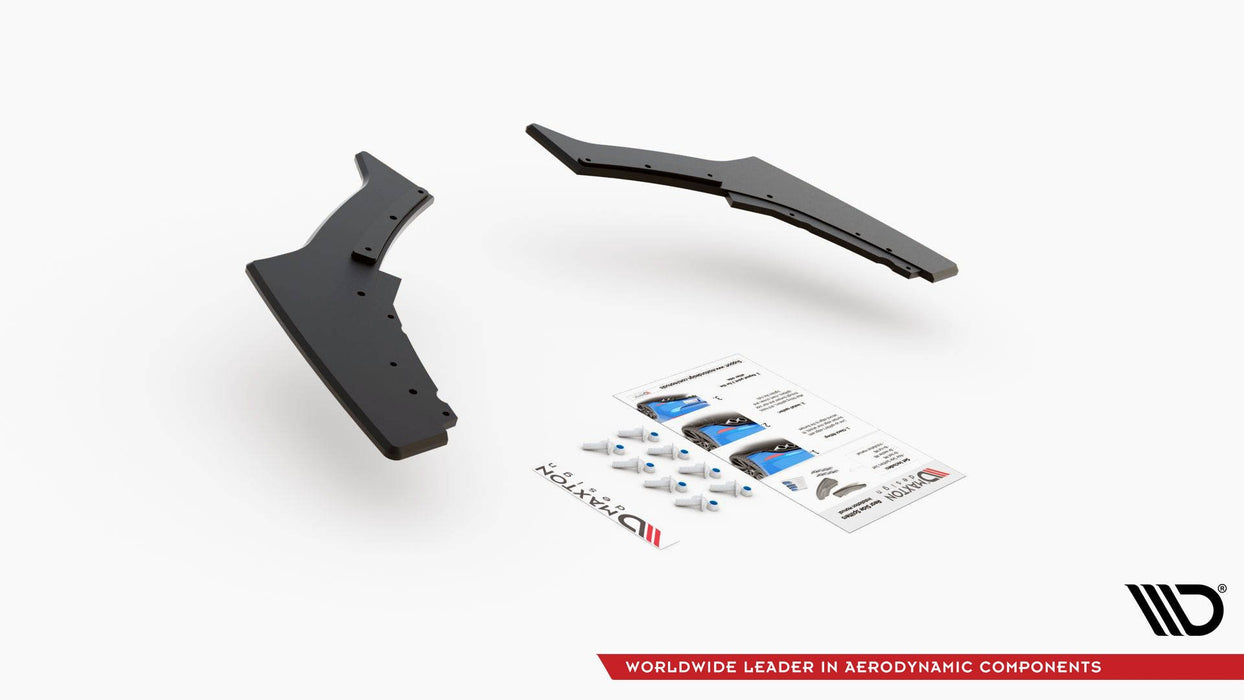 Maxton Design Street Pro Rear Side Splitters V.3 for BMW 1 F20 M140i