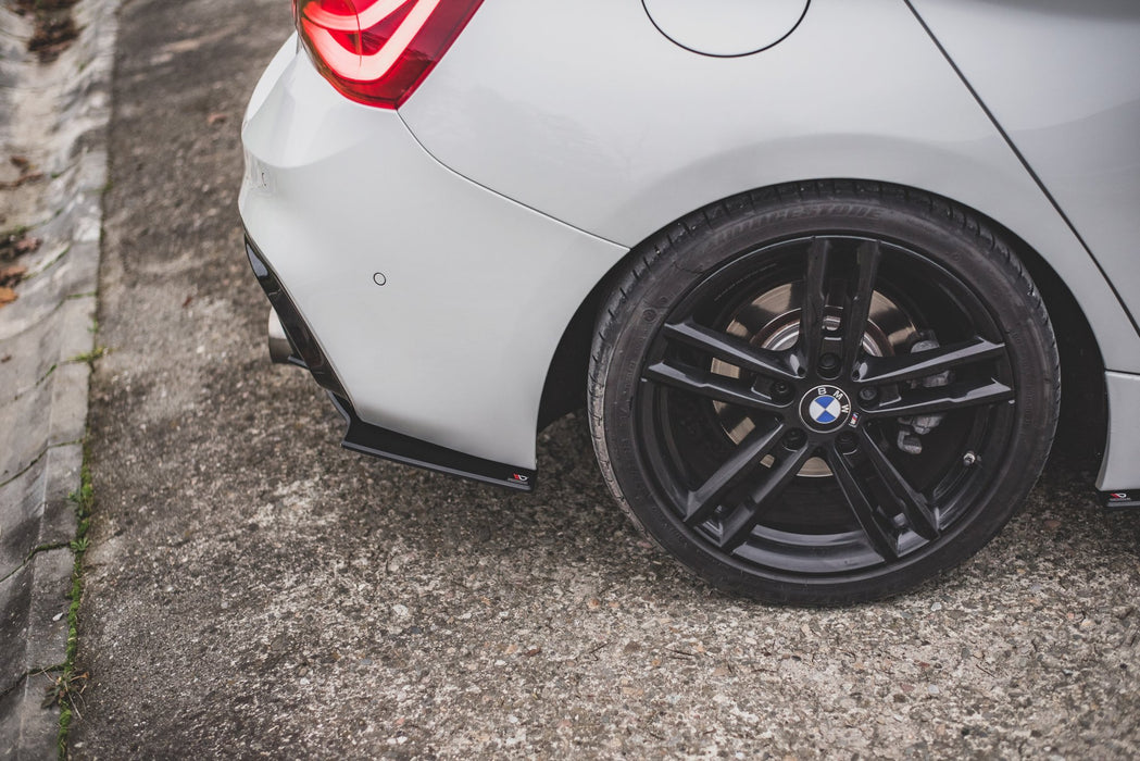 Maxton Design Street Pro Rear Side Splitters V.3 for BMW 1 F20 M140i